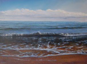 Jūra II (The Sea II). 80 x 60 cm. Aliejus/drobė (Oil on canvas). Parduodama (for sale)