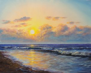 Blue Evening - 50 x 40 cm