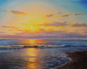 Peaceful ocean - 50 x 40 cm