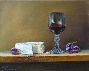 Red and Blue - 30 x 24 cm